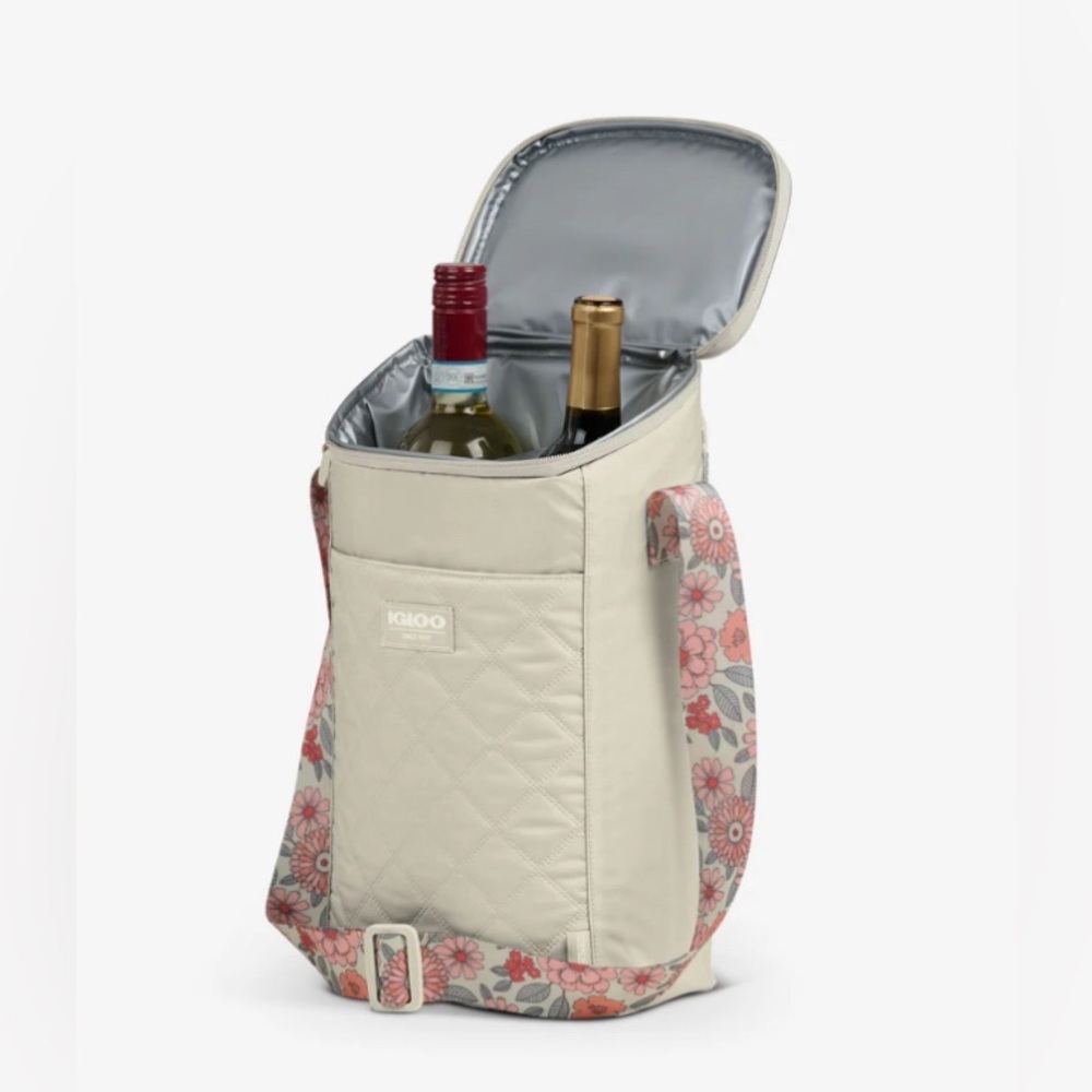 Igloo Cooler Wine Carrier Crossbody Bag NWT